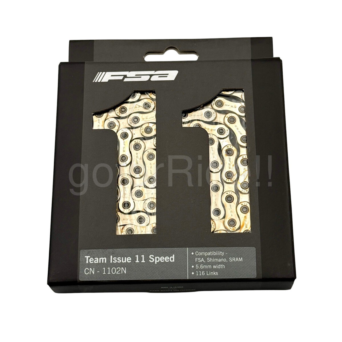 Fsa Team Issue CN-1102N 11-Speed Chain 116L V3 w/Missing Link for Mountain/Road