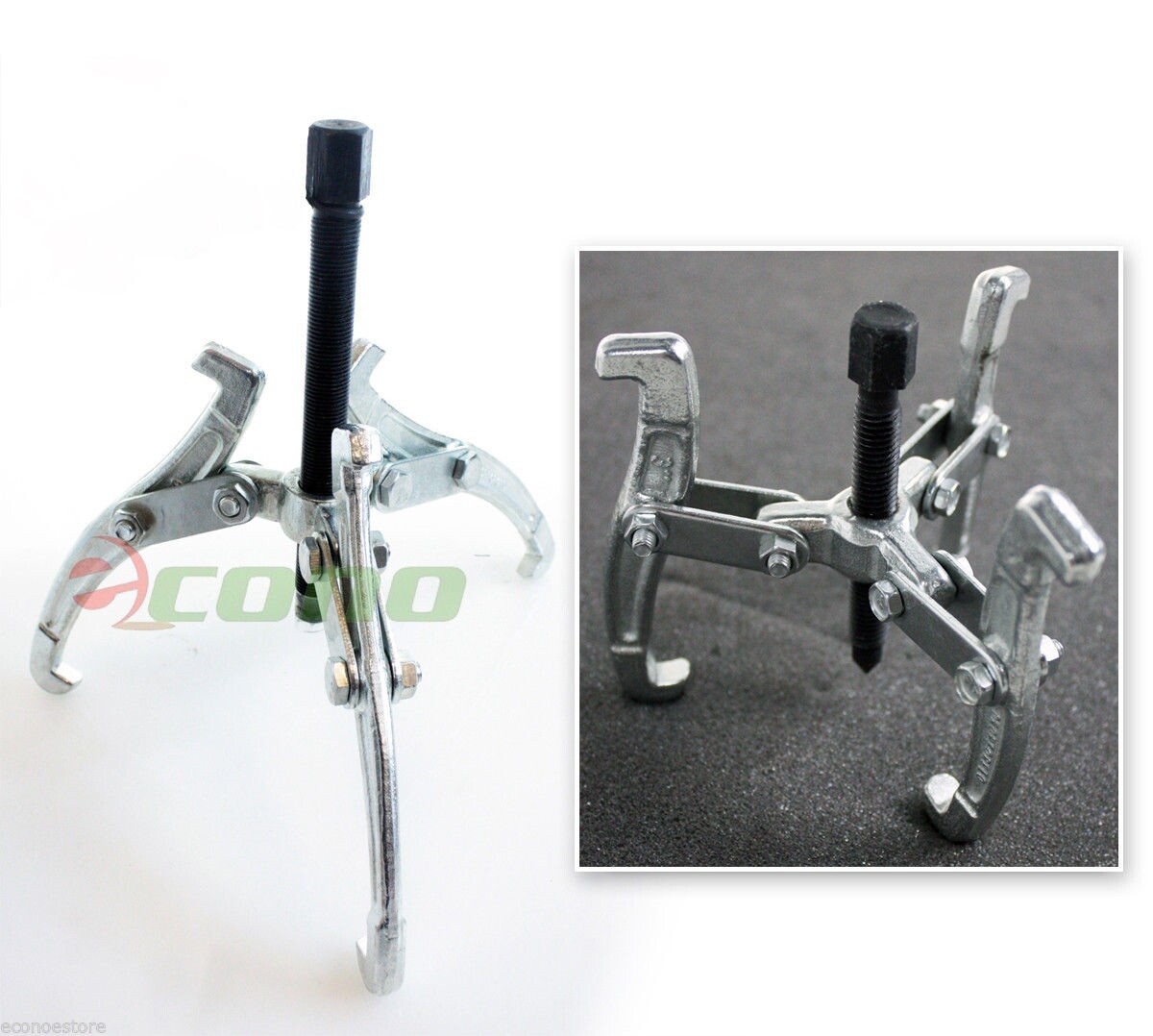 3 Jaw Gear Puller Set Bearing Puller Auto Mechanic Gear 3" Pulley