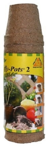 JIFFY JP212 PEAT POT STARTER BIODEGRADABLE POTS CASE OF 528 PEAT POTS