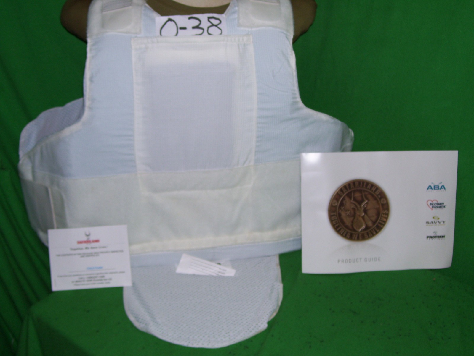 SAFRILAND BODY Armor Bullet Proof Vest Level IIIA-6XL-TALL-NOS 2012+5X8 #O-38