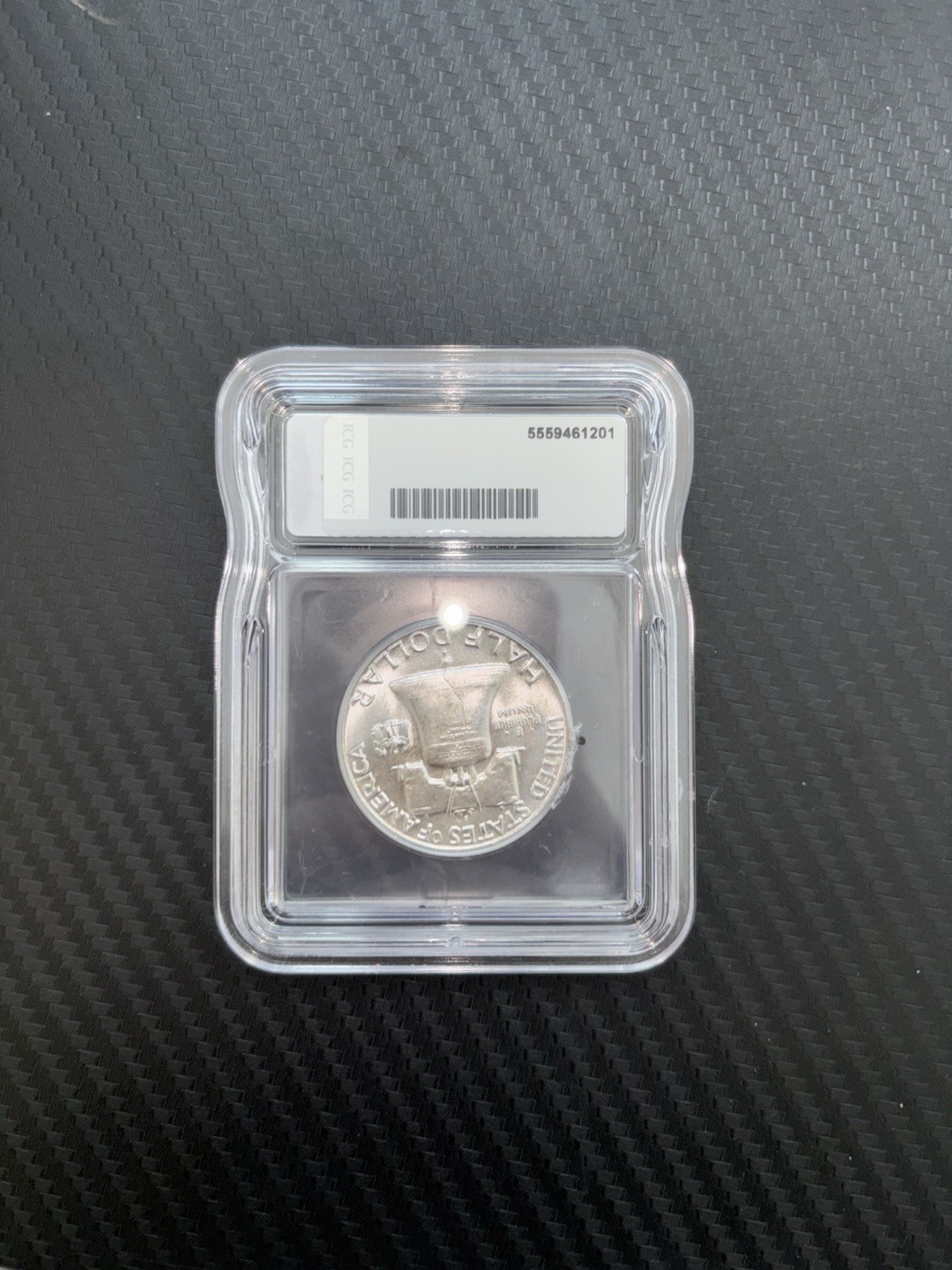 1954-D Franklin silver Half Dollar ICG MS63