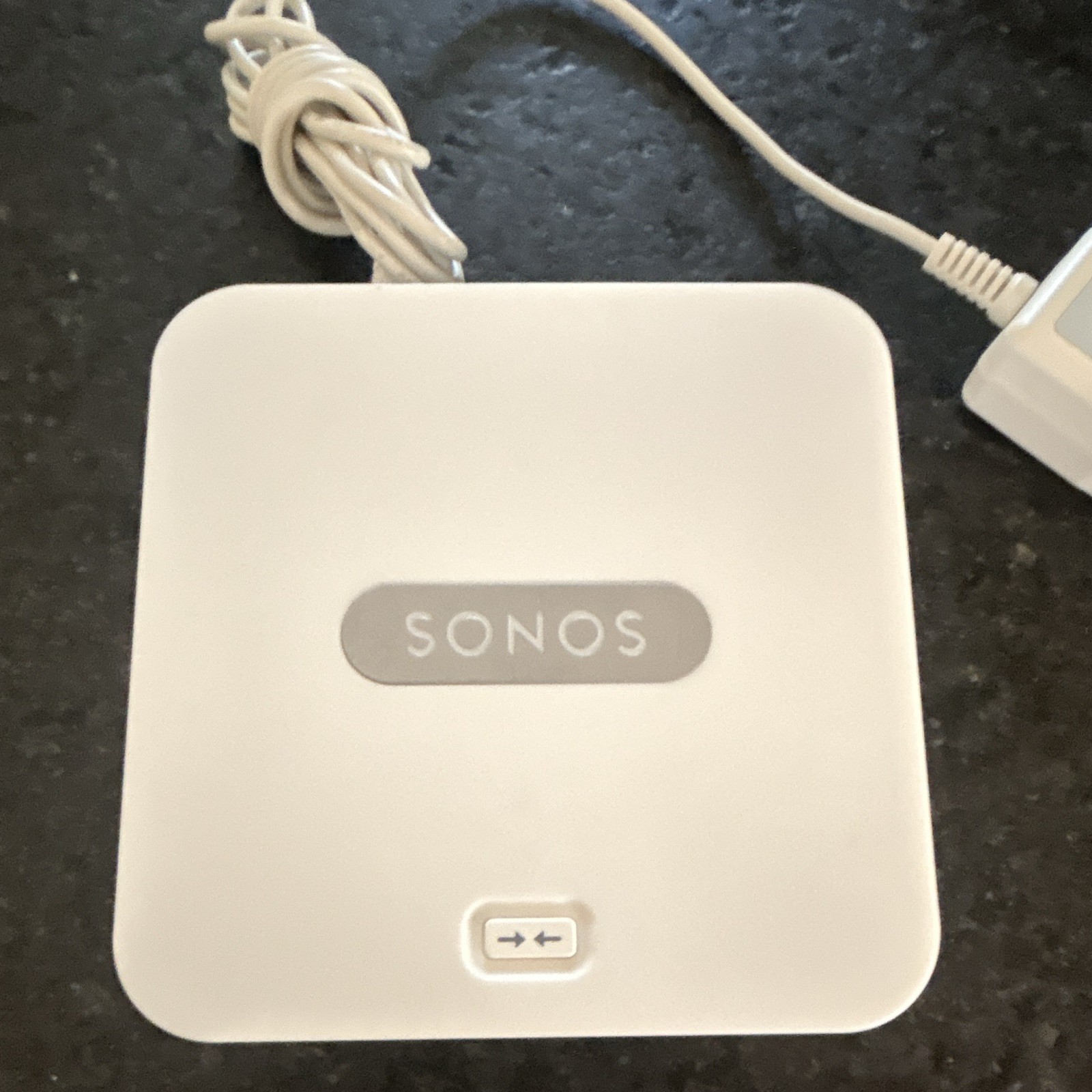 Sonos Wireless Bridge BRIDGE Network Adapter White w/ US Plug Power Adapter
