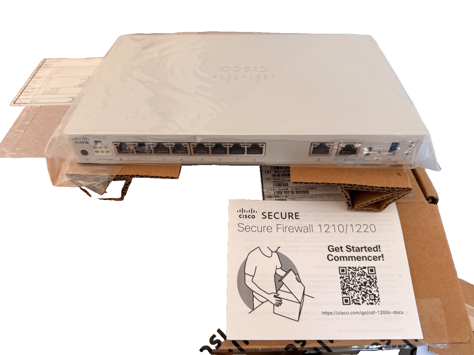 Cisco Secure Firewall 1210 NGFW Security Appliance CSF1210CE-TD-K9 NEW