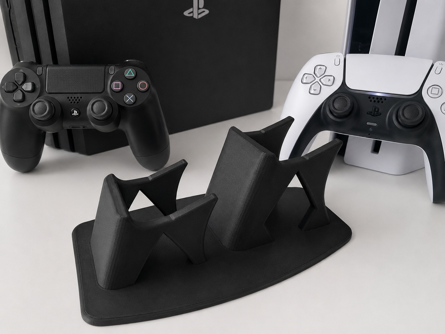 Universal Controller Stand for PS5 PlayStation Xbox – Gamer Desk Organizer