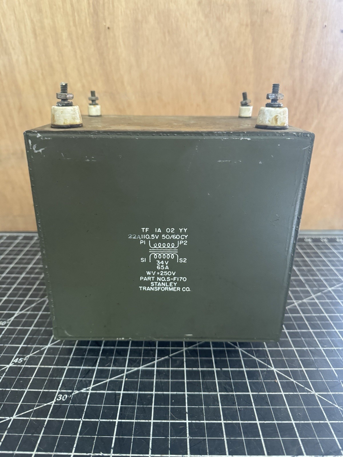 Stanley Transformer Co. Power Transformer – Part No. S-F170 – Untested