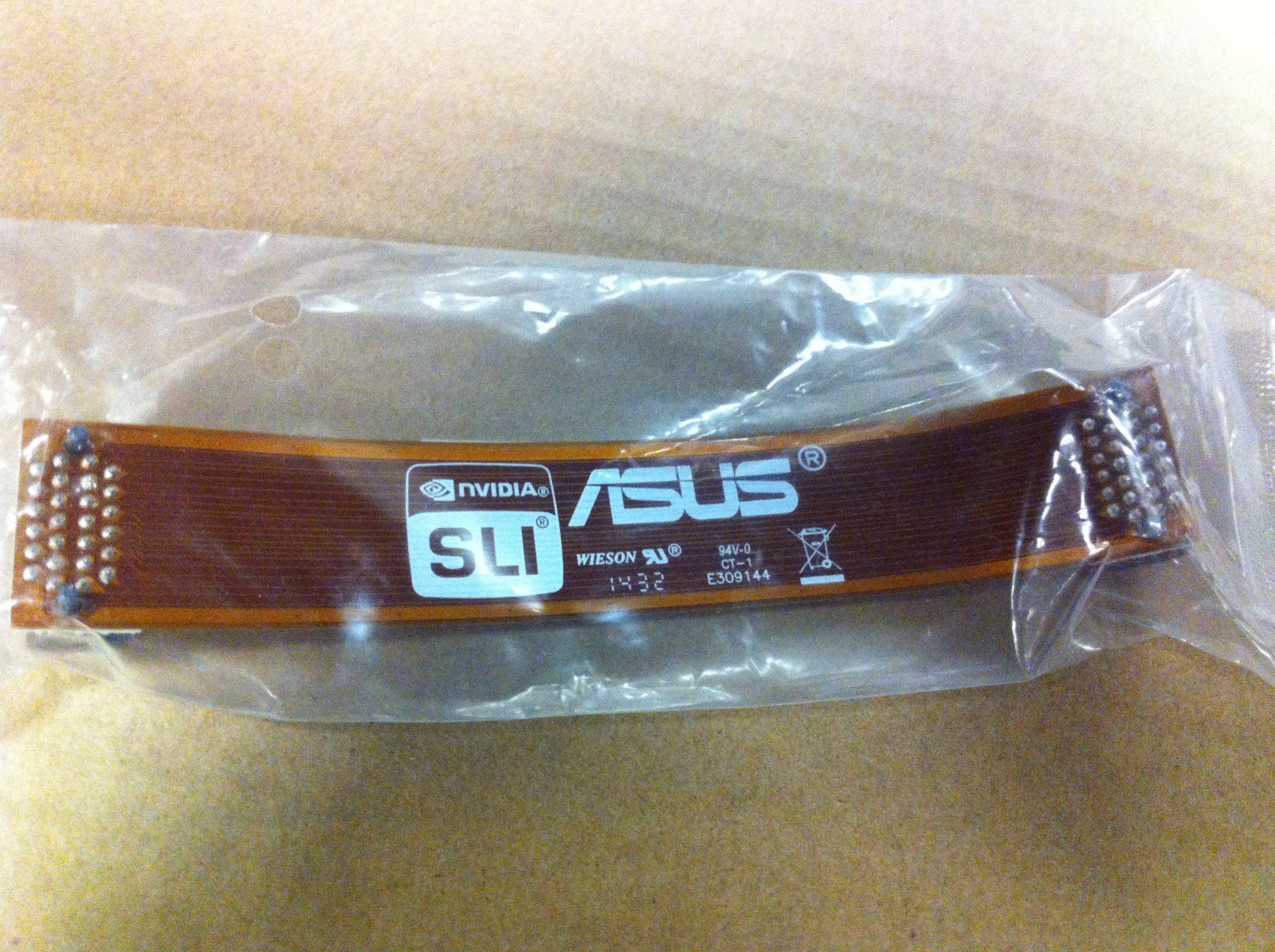 ASUS Flexible NVIDIA SLI Bridge CABLE for ASUS CROSSHAIR V FORMULA-Z  ORIGINAL