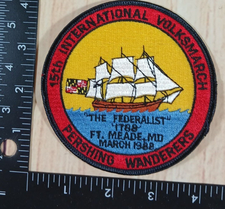 15th International Volksmarch Pershing Wanderers March 1988 The Federalist