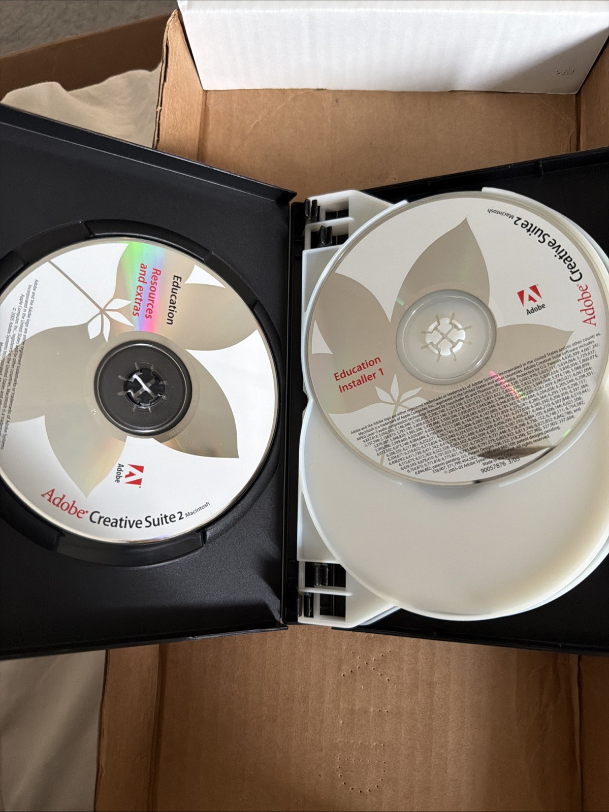 Adobe Creative Suite 2 Premium - 6 Disc Suite-2005 -Disks Are New! Code On Back