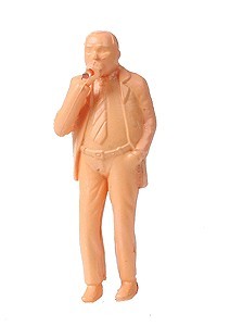 Model Power 7002 O Man Smoking Cigar Unpainted Lighted Figure