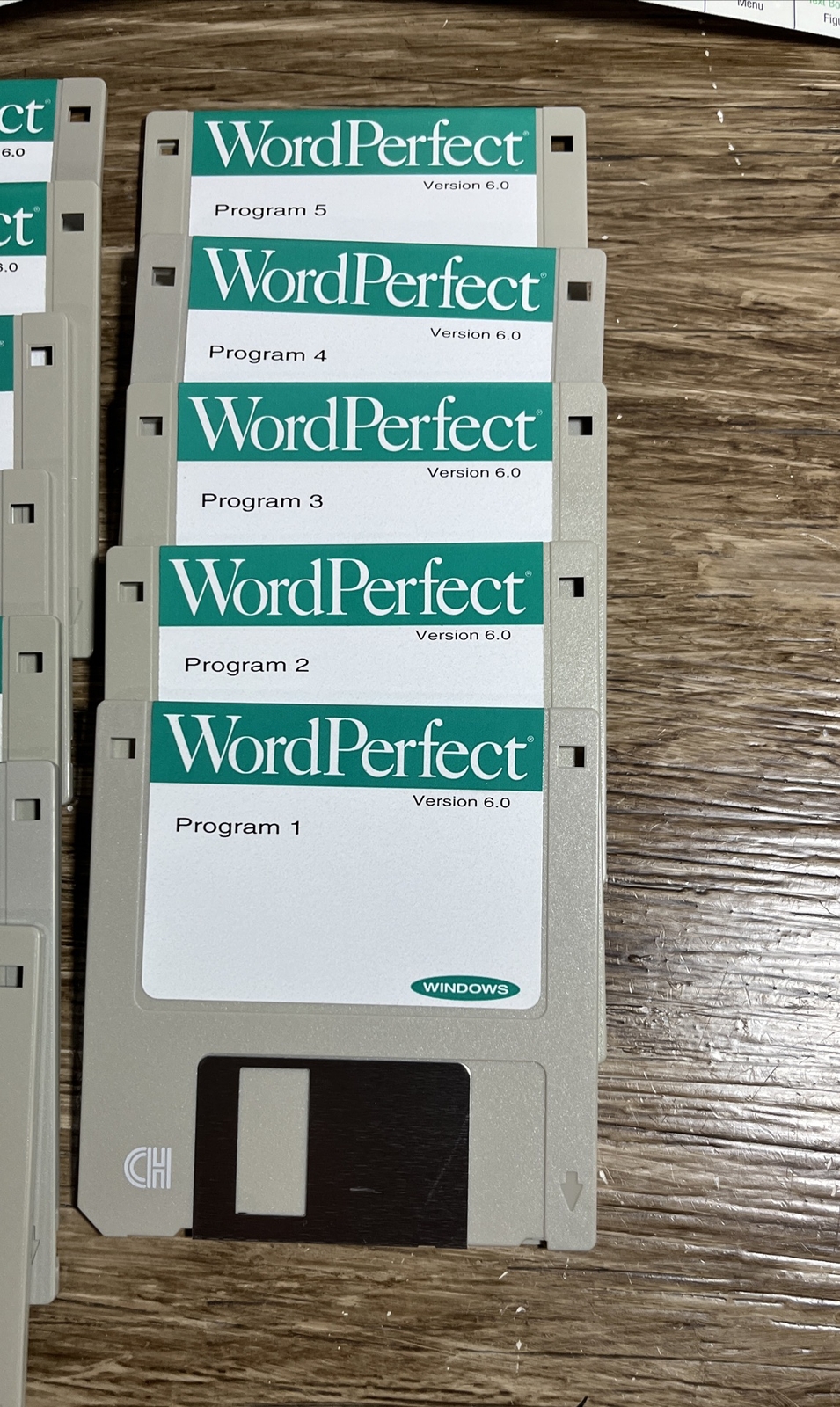 Vintage WordPerfect Upgrade Version 6.0 DOS