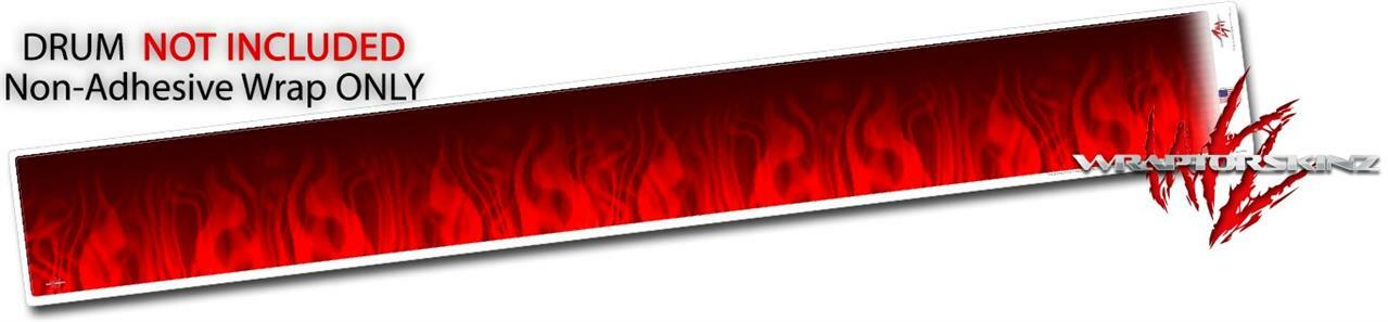 Wrap for Roland vDrum Shell KD140 Fire Flames Red