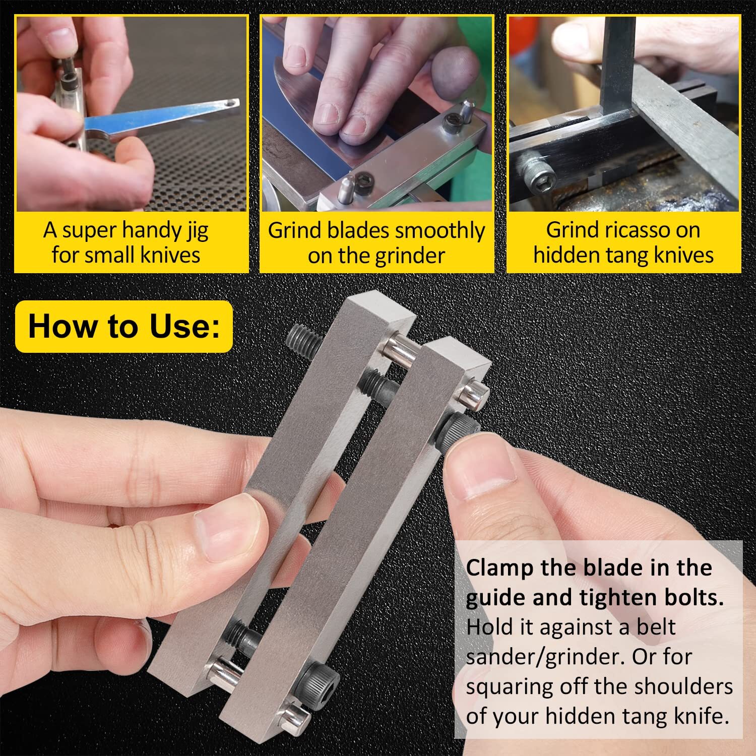 File Guide with Carbide Surface For Knife Making Tool Knife Makers grinding jig