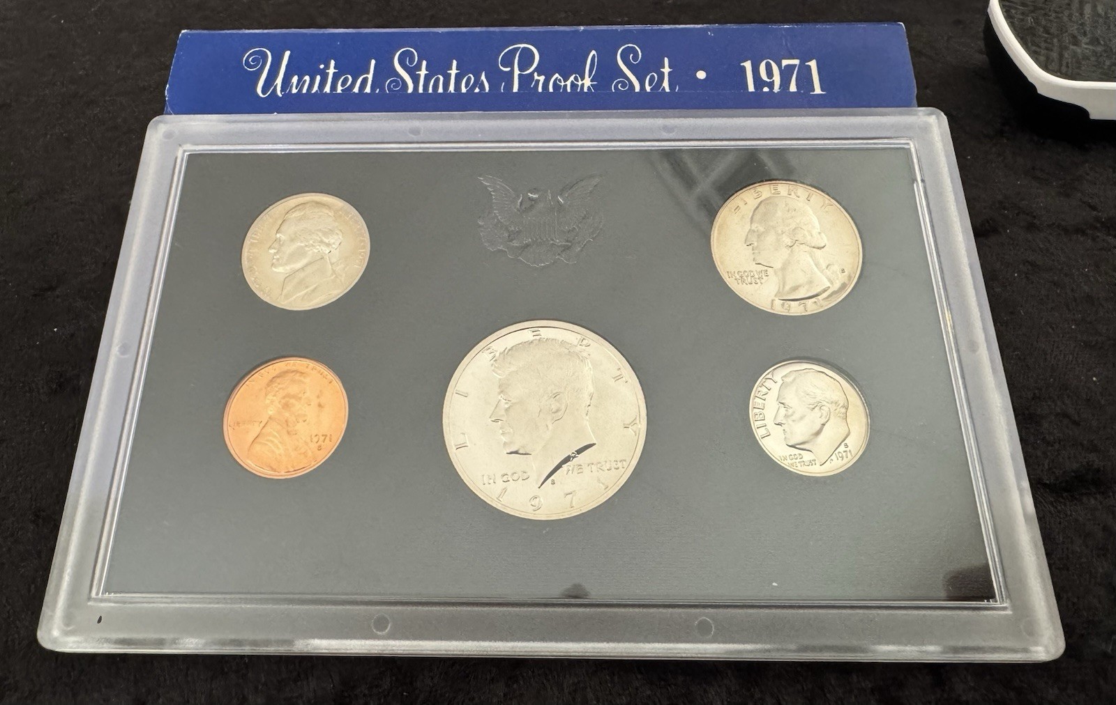 1971 U.S. Proof Set Original Government Packaging Complete Clean Set