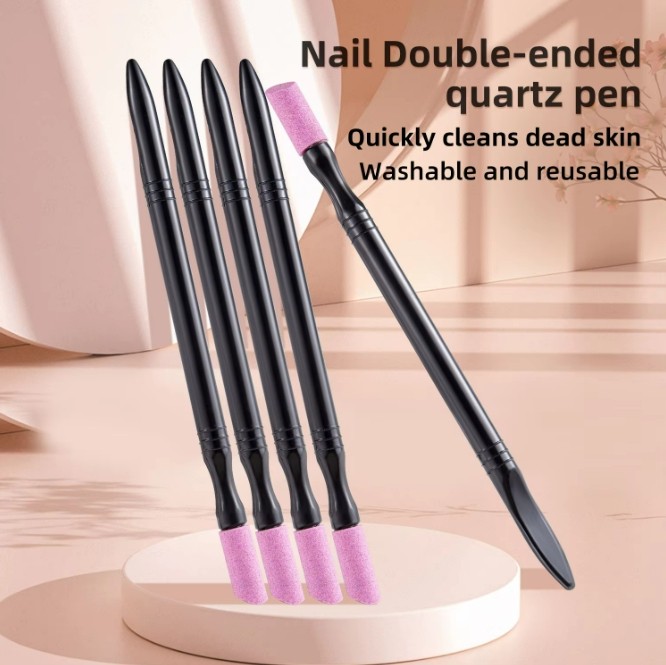 NEW Nail File Cuticle Stone Pusher Trimmer Nail Sanding Sticks Nail Buffing Tool