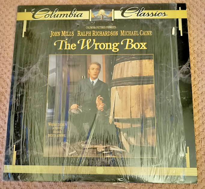 The Wrong Box Laserdisc LD John Mills Michael Caine Peter Sellers