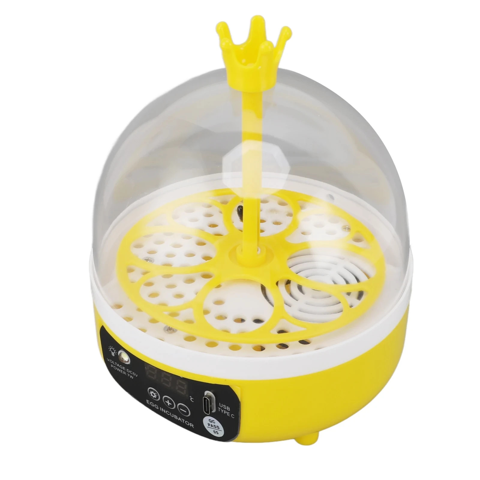 INCUBATOR INCUBATOR 4 EGGS CHICKEN CHICKS ANIMALS AUTOMATIC ADJUSTABLE