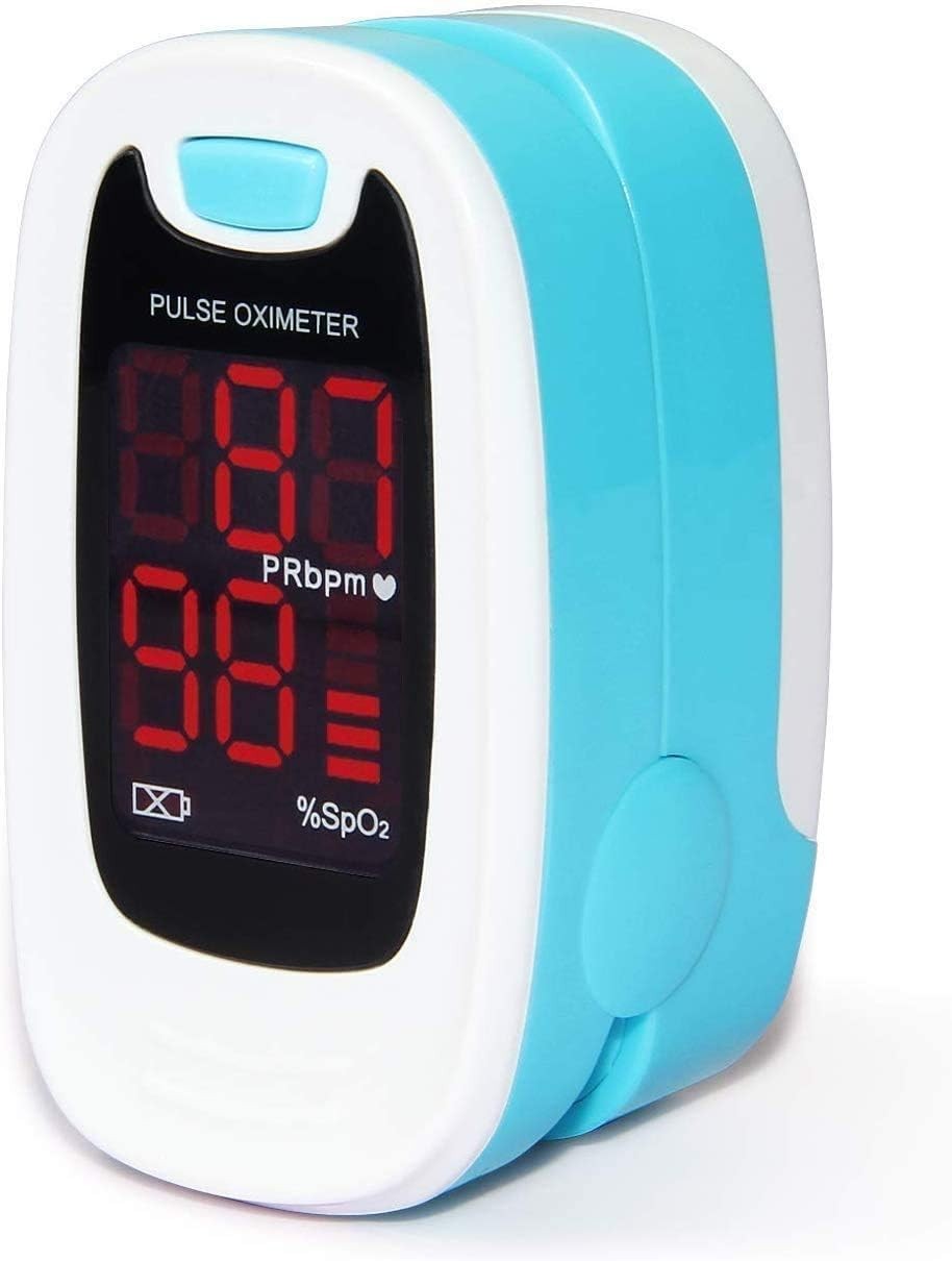 One-Click Use LED Pulse Oximeter with Long Battery Life & User-Friendly Features