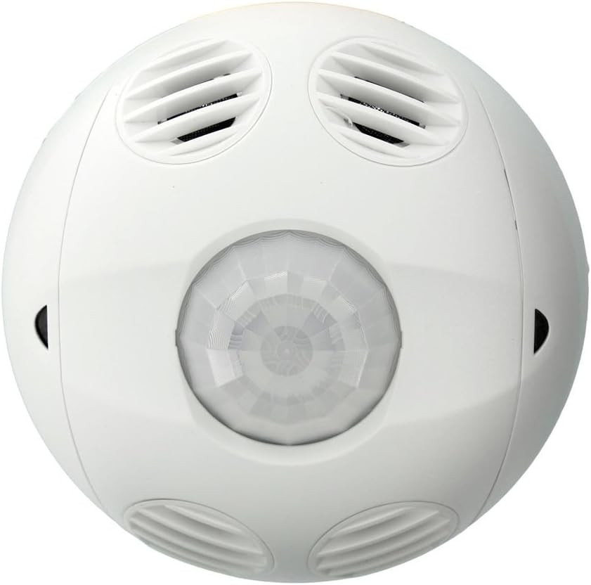 White Ceiling Occupancy Sensor, 1000 Sq Ft Coverage, OSC10-RMW LV MT