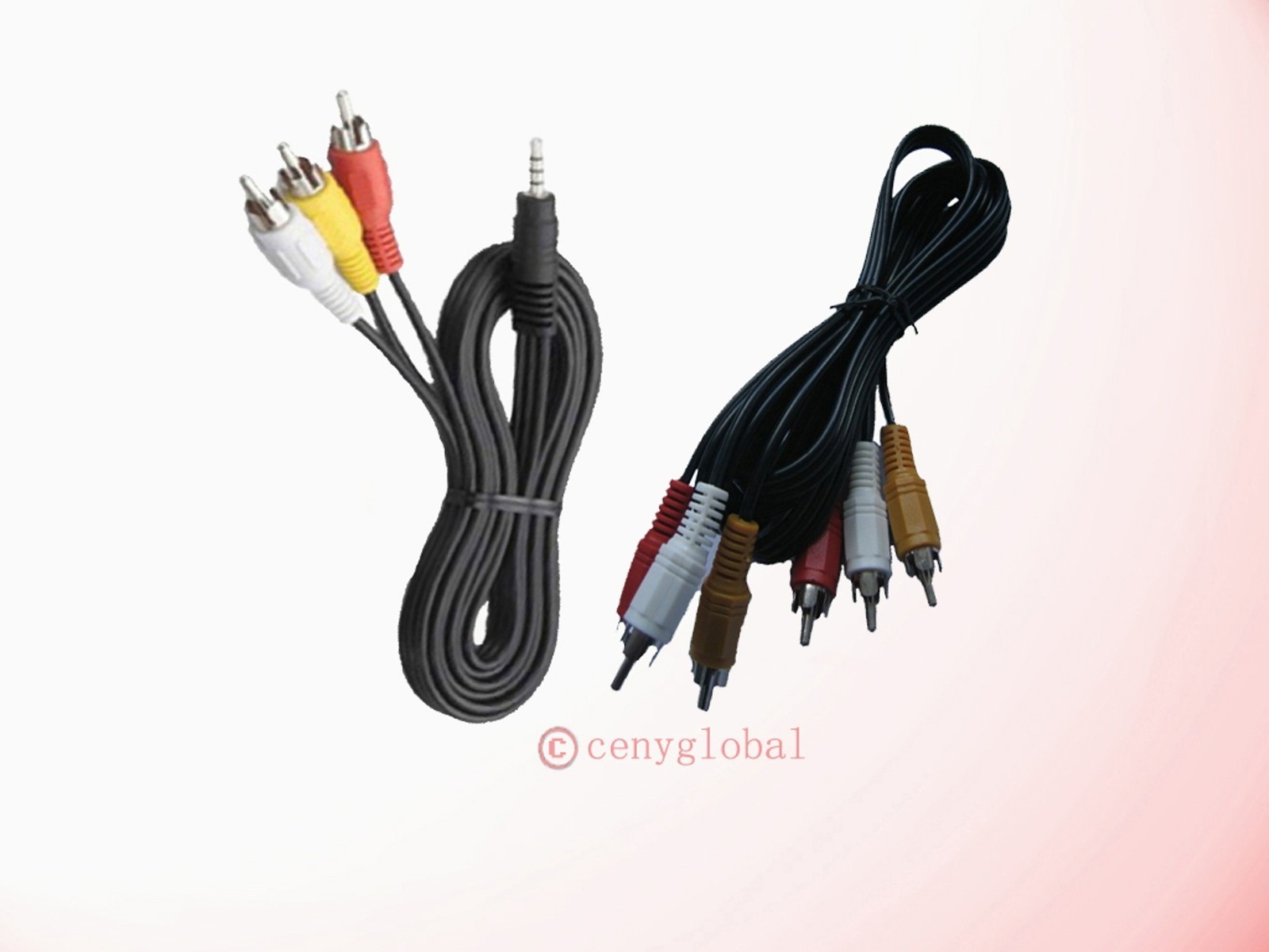 A/V 3 RCA Cable For Roku,2,LT,HD,2 XD,2XS,HDTV Digital Media Streamer Plaryer