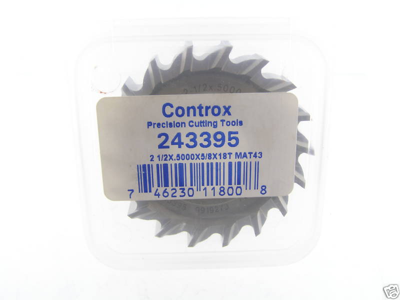 NEW #243395 CONTROX  2-1/2" DIA MILLING CUTTER S270