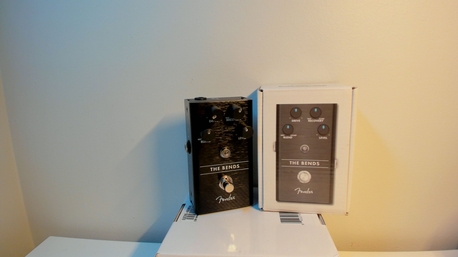 Fender The Bends Compressor Compression Guitar Effect Pedal + Original Box