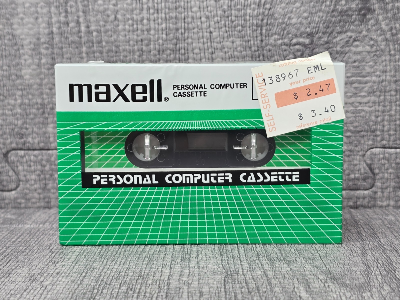 MAXELL CP15 Vintage Early PC Personal Computer Cassette Tape - Sealed