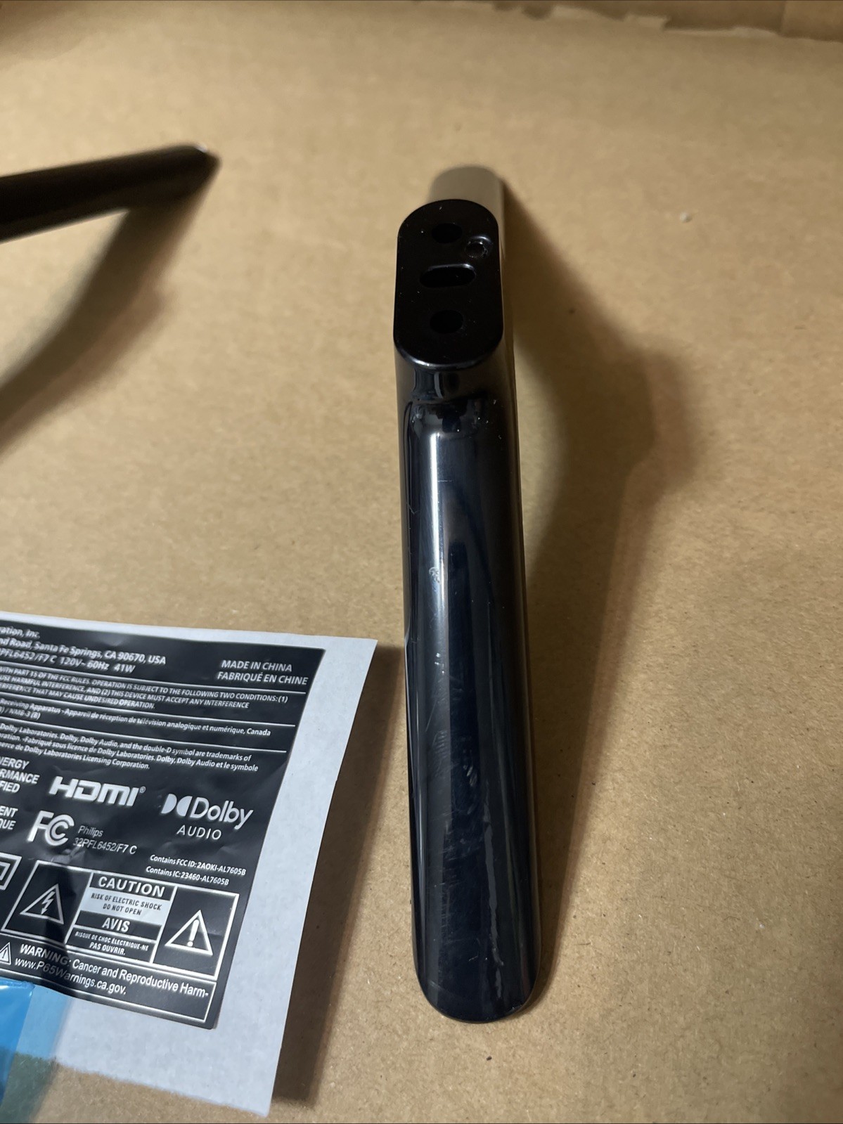 Philips 32PFL6452/F7C Stand With Screws.