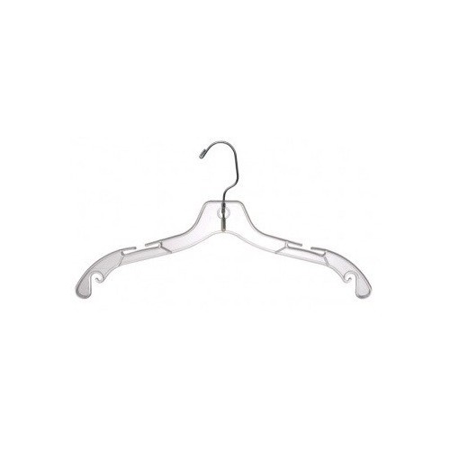 New Clear Plastic Dress Hanger 17" box 100 pcs