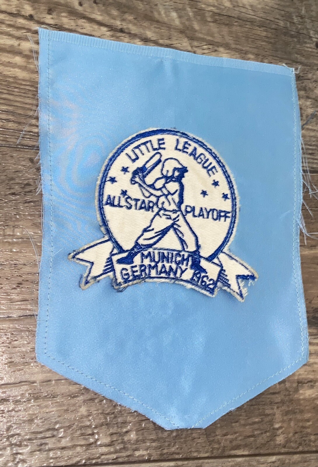 Rare Vintage 1962 Little League Baseball All Star Patch Munich Germany
