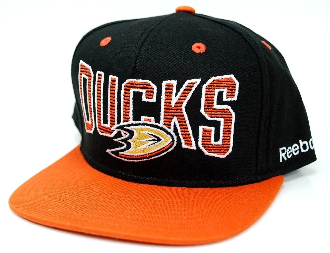 Anaheim Ducks Reebok NF95Z NHL Hockey Team Logo Adjustable Snap Back Cap Hat