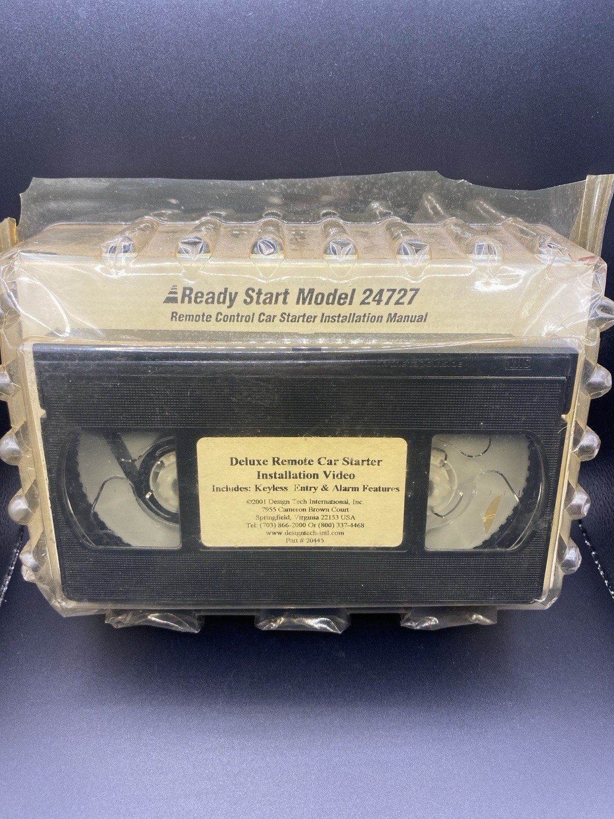 Ready Start 24727 Remote Car Starter Kit Module Wiring VHS Manual Keyless