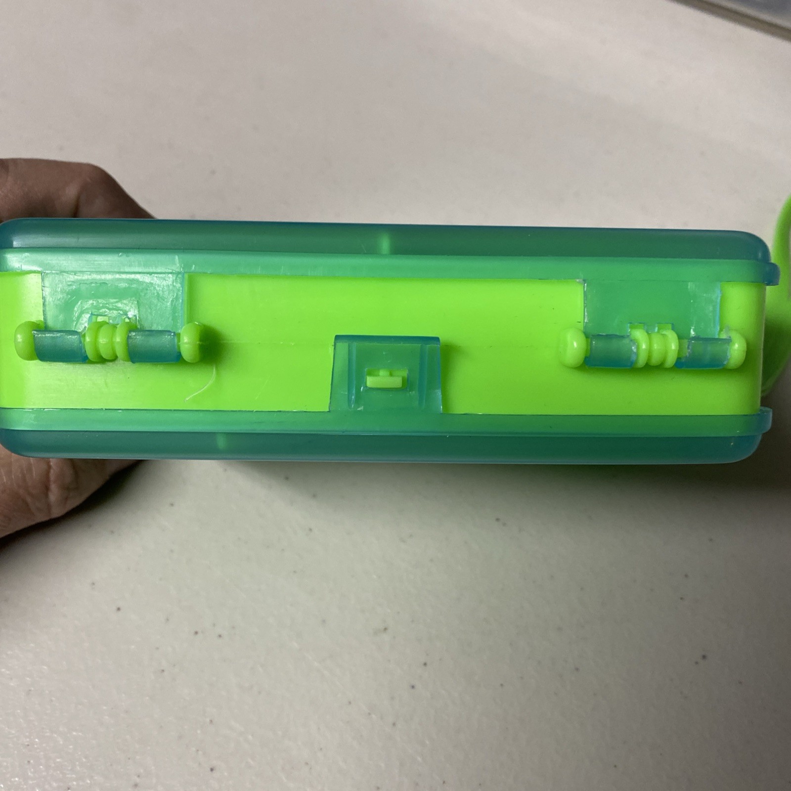 8 tray crafting travel container with wrist strap