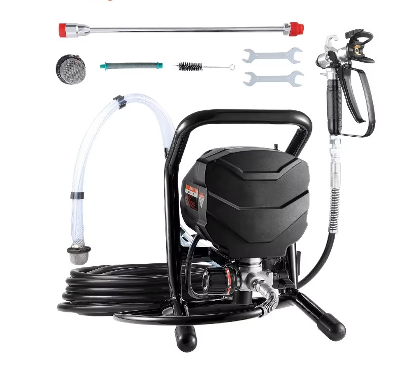 Airless Paint Sprayer 650W 3000PSI Electric Stand Sprayer w/Extension Rod