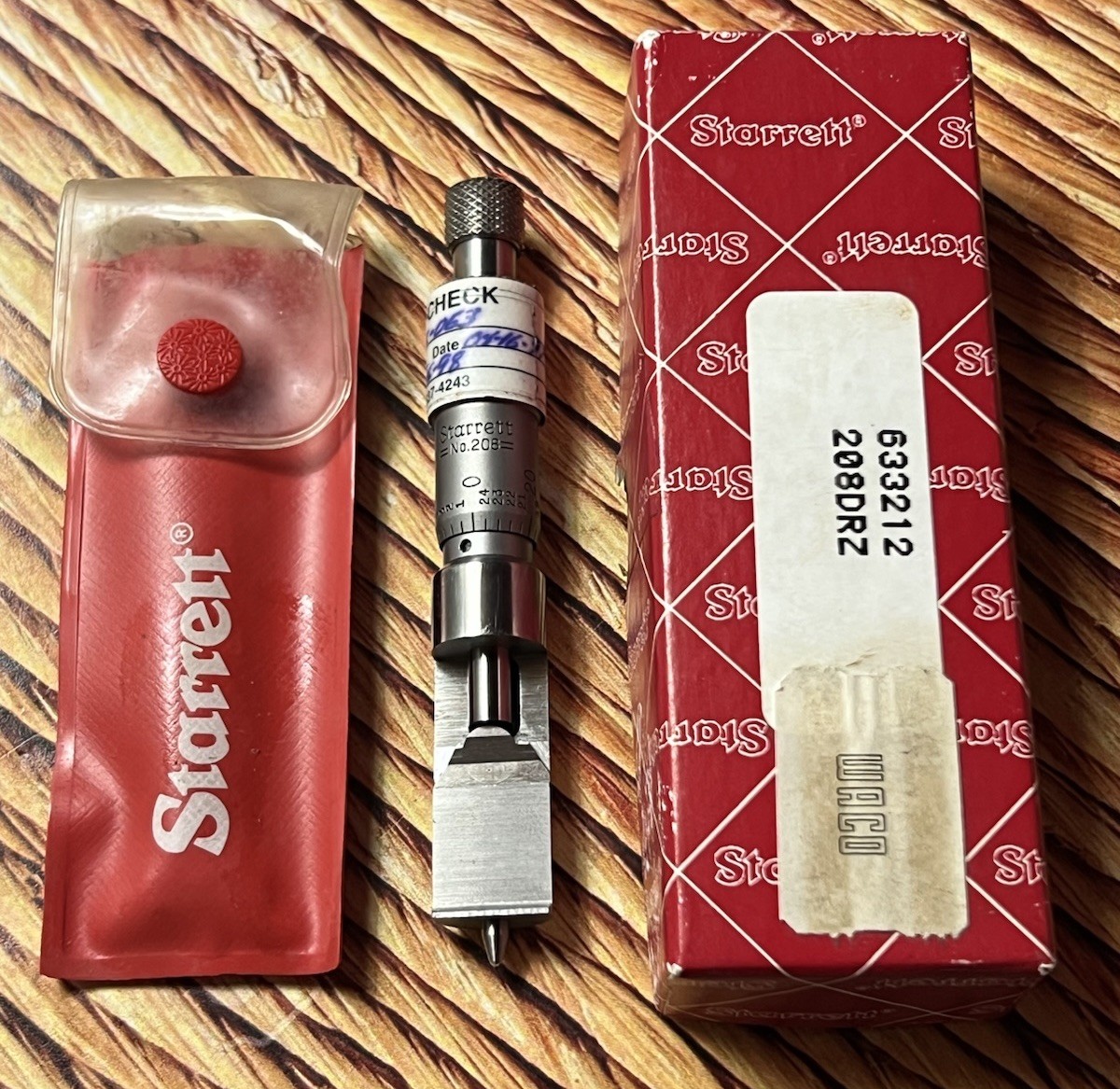 L.S. Starrett Can Seam Micrometer 208DRZ, Excellent Condition
