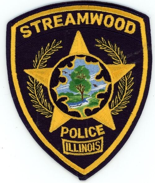 ILLINOIS IL STREAMWOOD POLICE NICE SHOULDER PATCH SHERIFF