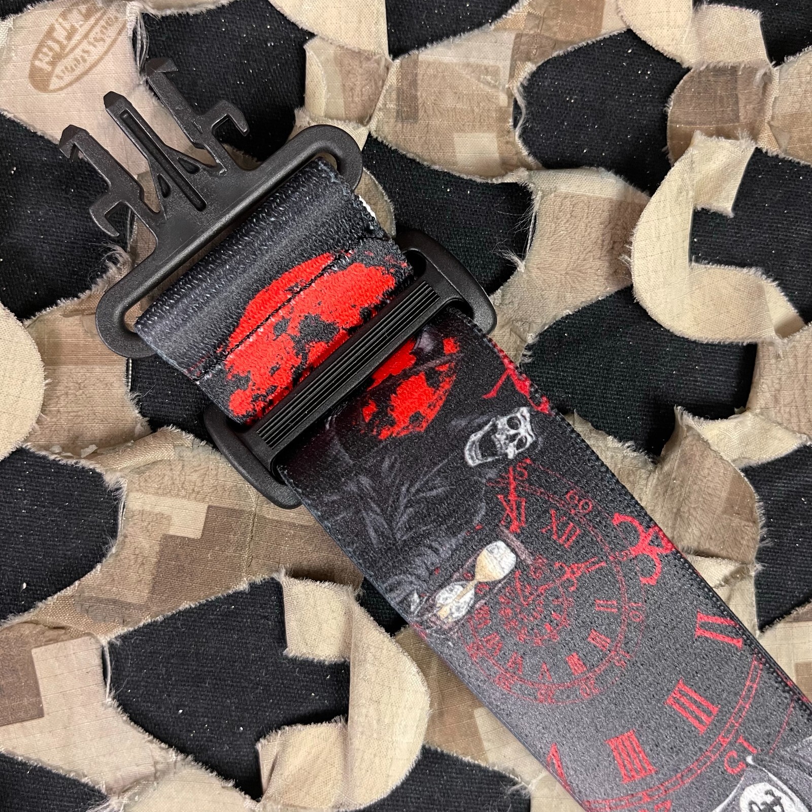 NEW KM Paintball Grill Goggle Strap - SE Death Becomes You