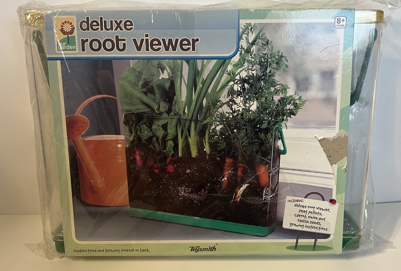 Toysmith Our Garden Root Viewer Science Educational See Through Planter Box NOS