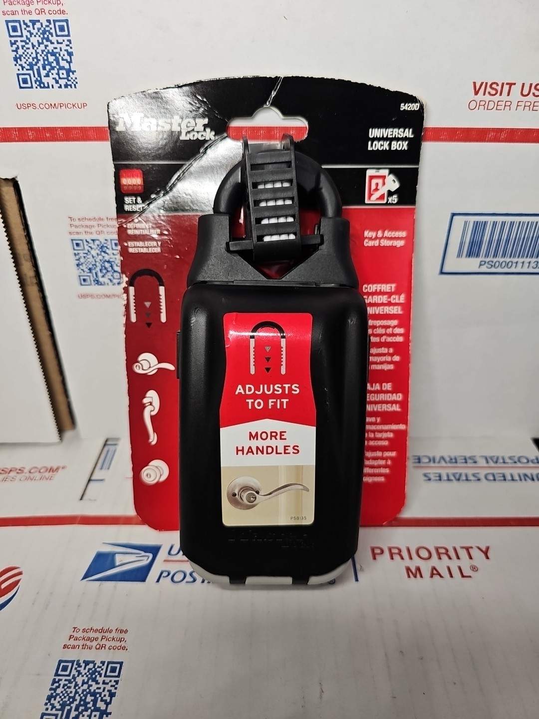 Master Lock 5420D Set Your Own Combination Portable Lock Box with Adjustable