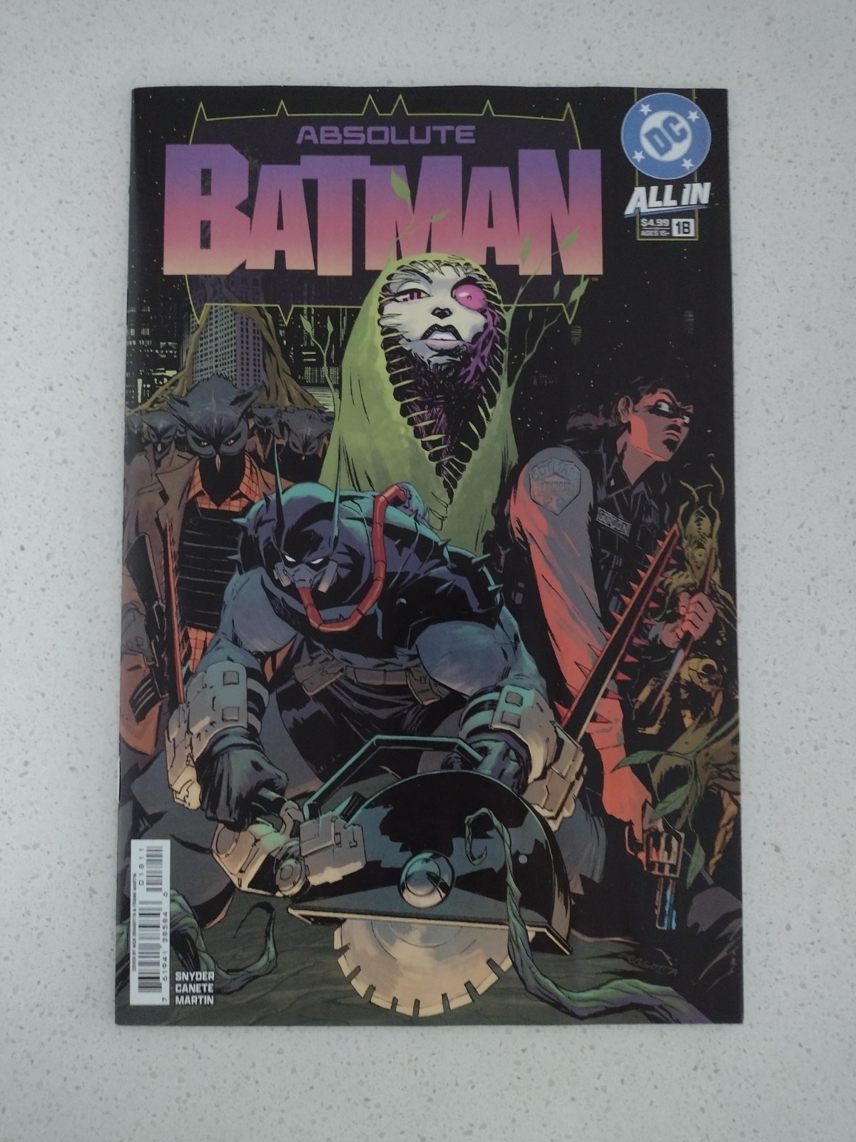 2026 DC COMICS ABSOLUTE BATMAN #18 NICK DRAGOTTA FRANK MARTIN NM
