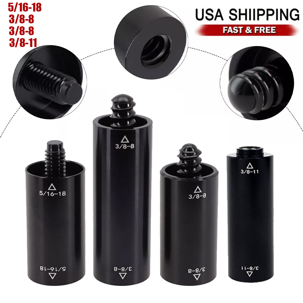 Center Cue Extension for Billiards Pool Cues All Joint Pins 3/8-8 5/16-18 3/8-11