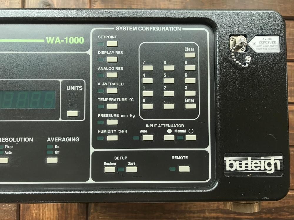 Burleigh WA-1000 Wavemeter Laser Wavelength Meter