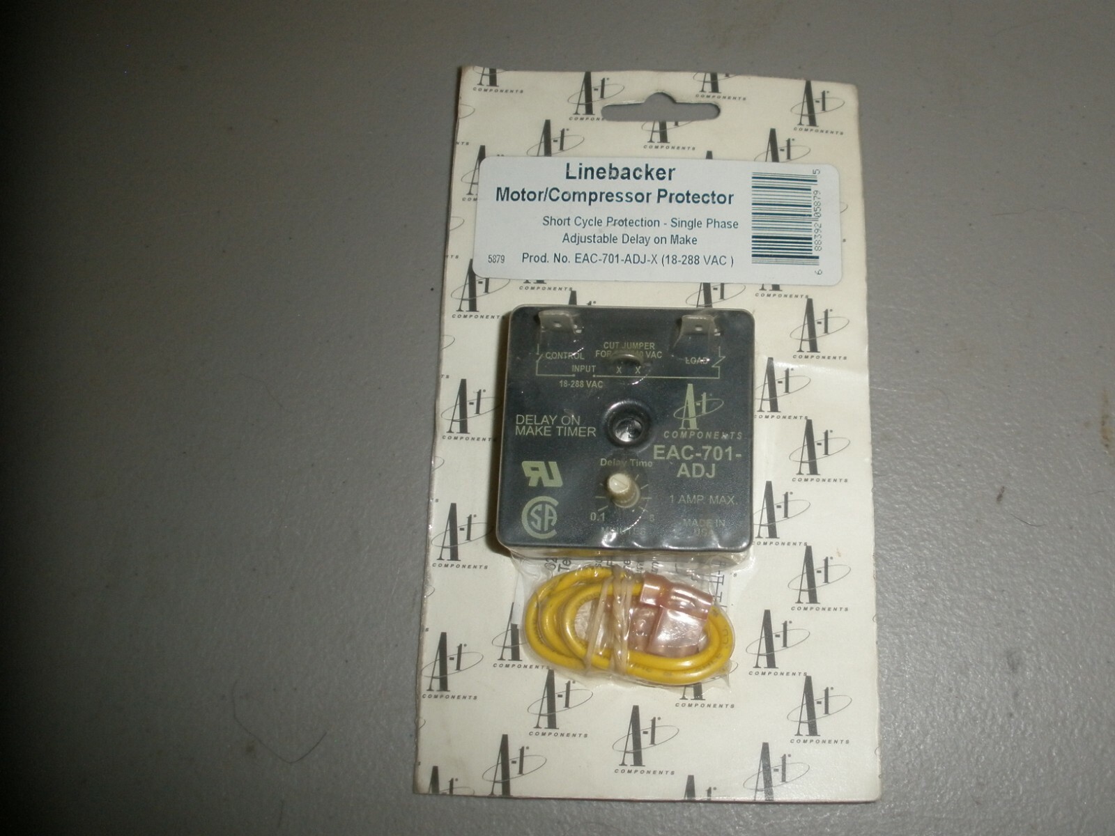 A-1 EAC-701-ADJ  LINEBACKER MOTOR/COMPRESSOR PROTECTOR