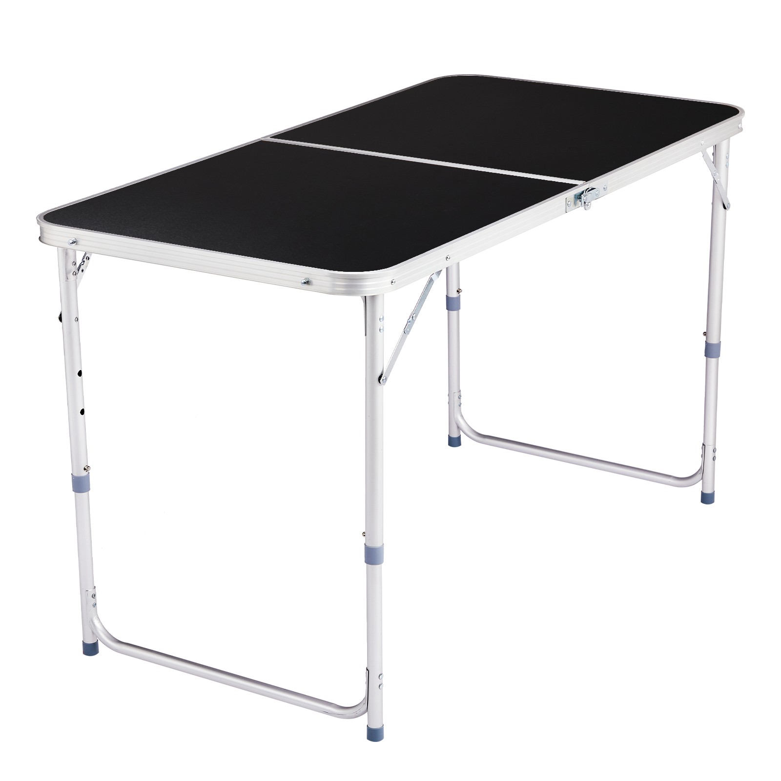Hot Sale 4Ft Portable Multipurpose Folding Table Black High Quality Convenient