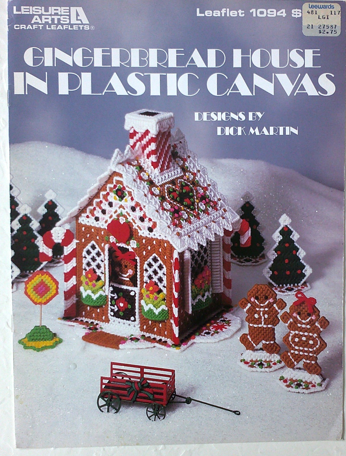 Leisure Arts GIngerbread House Dick Martin Plastic Canvas Patterns