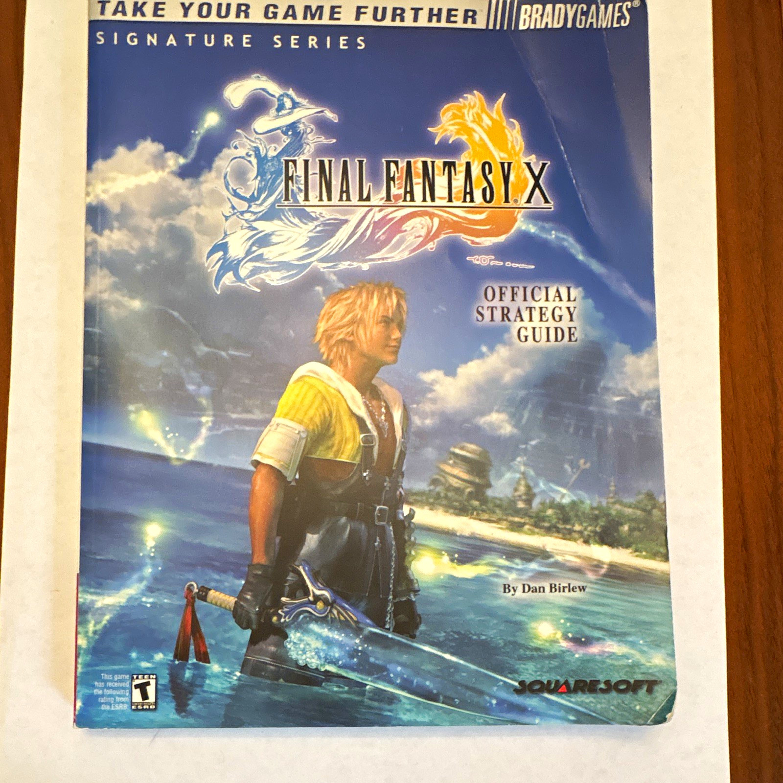 BradyGames Final Fantasy X Strategy Guide Signature Series w/ Poster