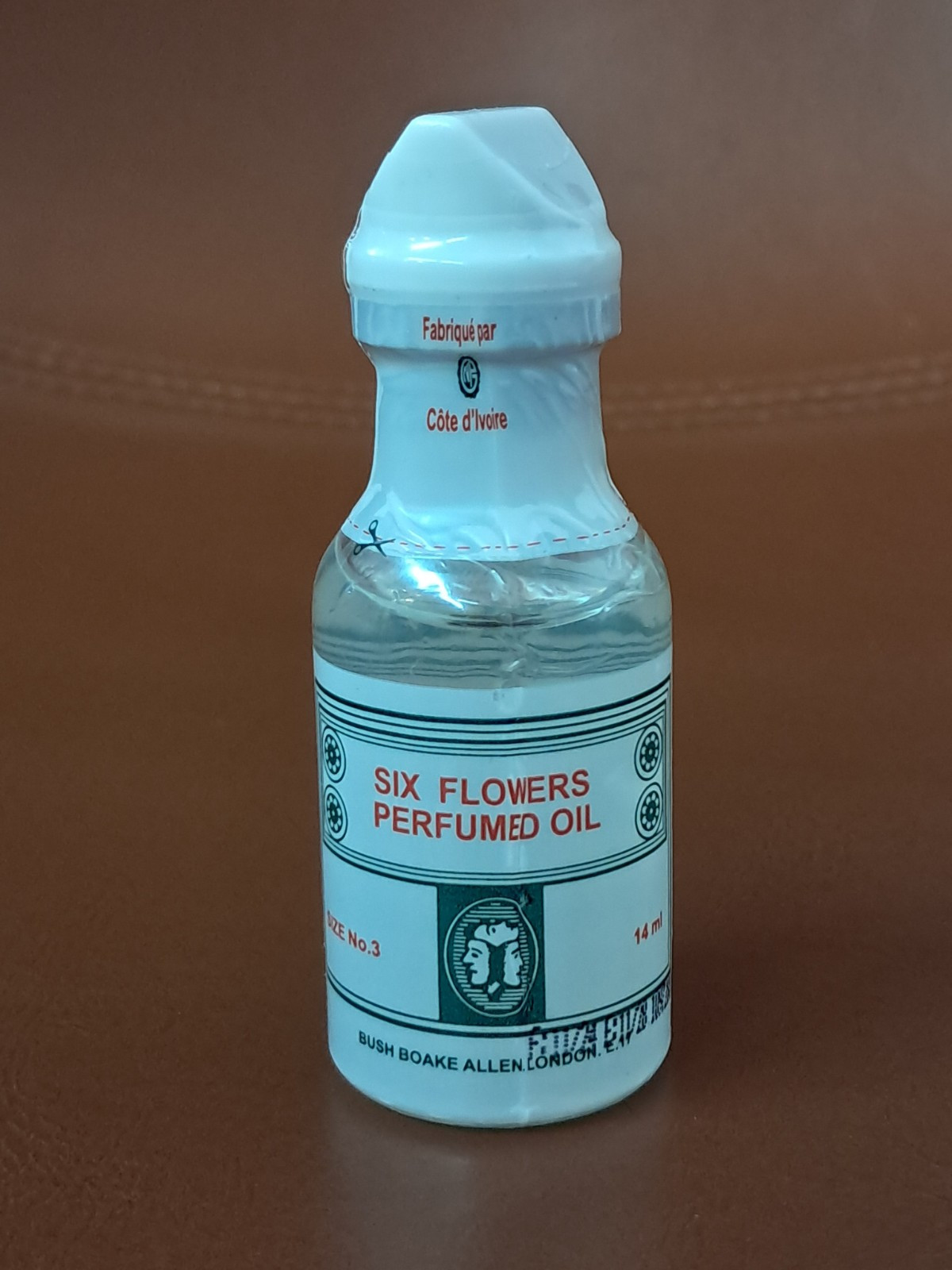 NEW ORIGINAL Six Flowers Perfumed Oil 14ml. Size No. 3