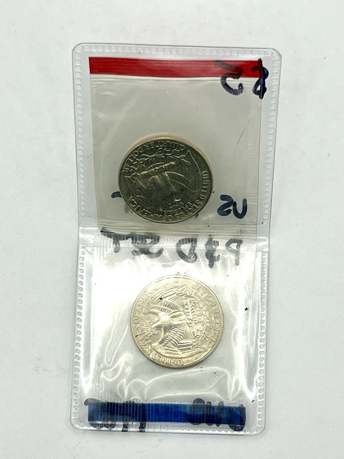 1985 P and D Washington Quarters Uncirculated