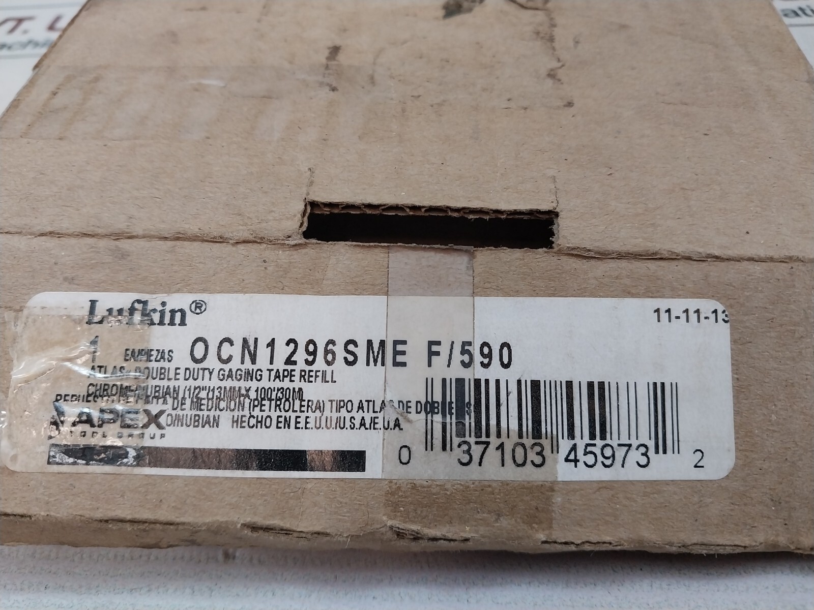 Lufkin OCN1296SME F/590 Atlas Double Duty Gaging Tape Refill