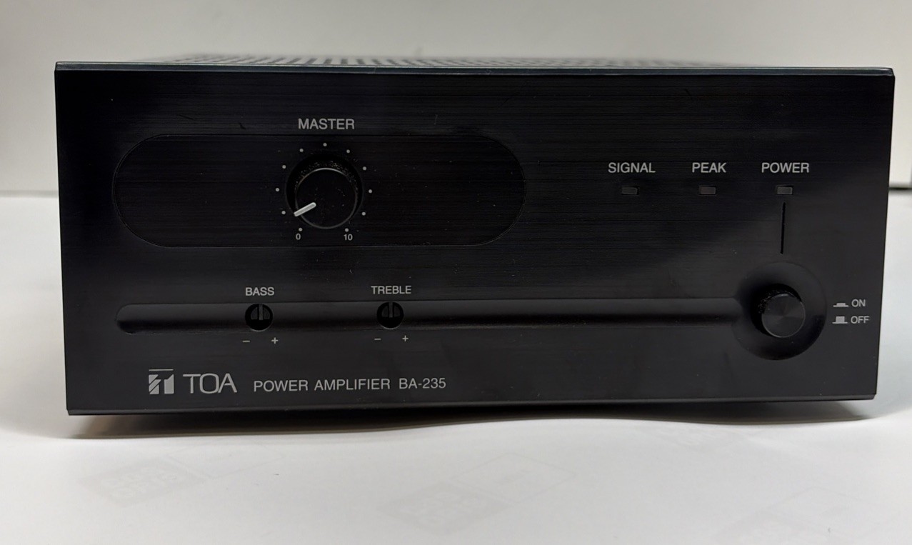 Power Amplifier, 35W NIB TOA Electronics BA-235 CU