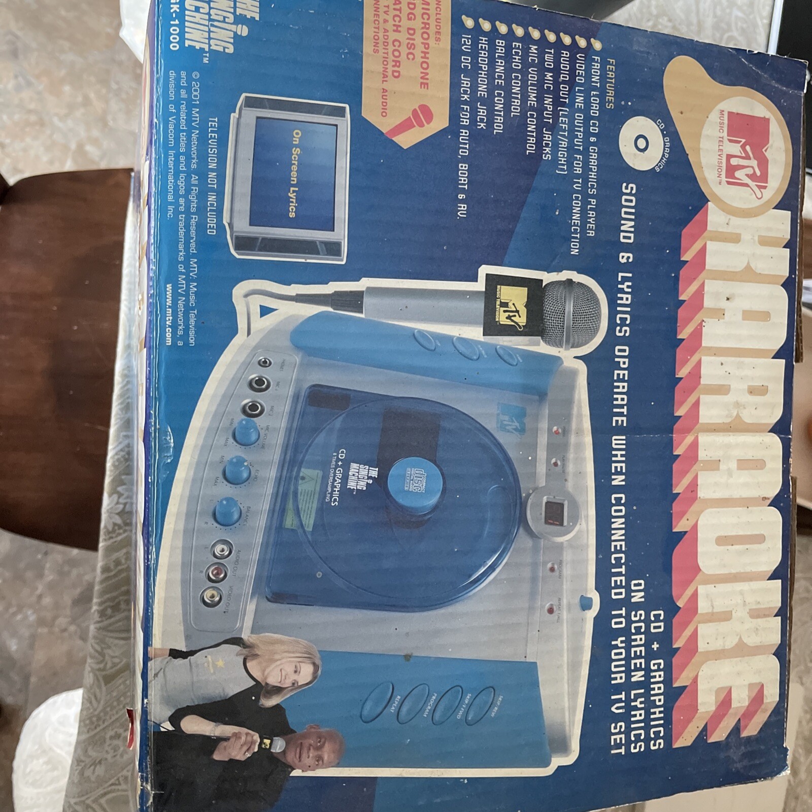 MTV Karaoke “The Singing Machine” SMGK-1000